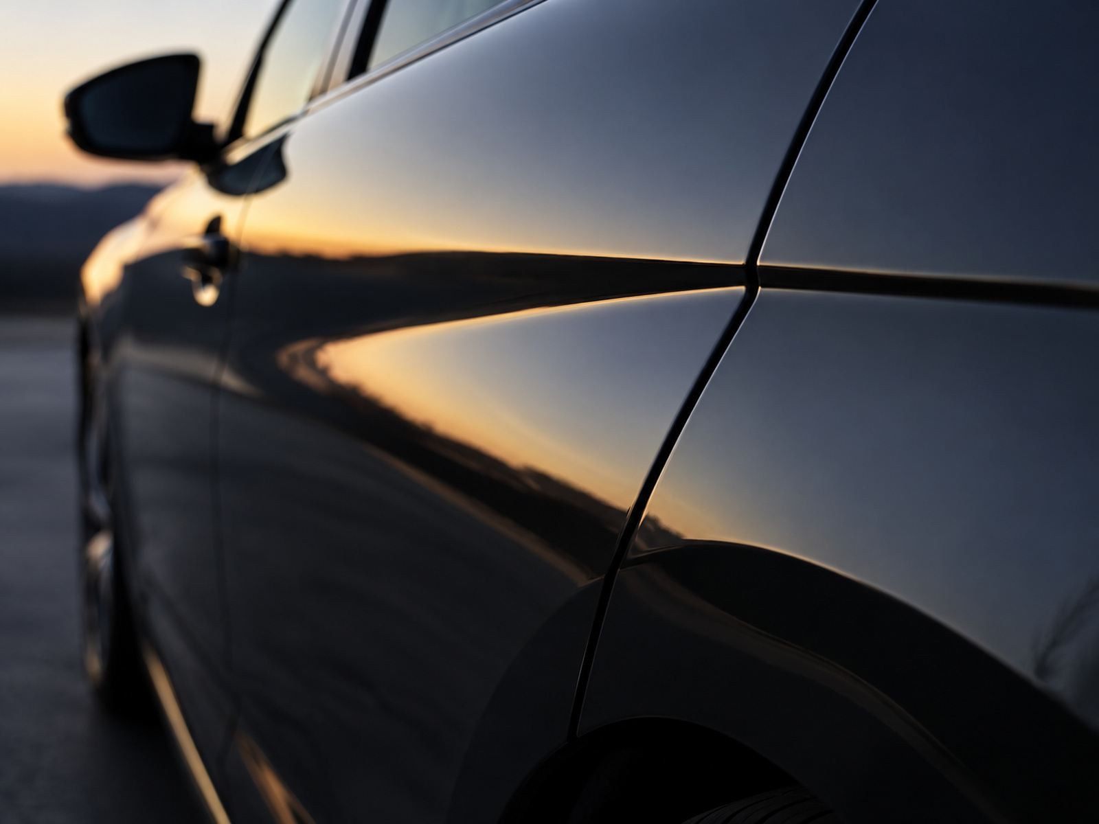 détail de carrosserie, ligne de caisse nette